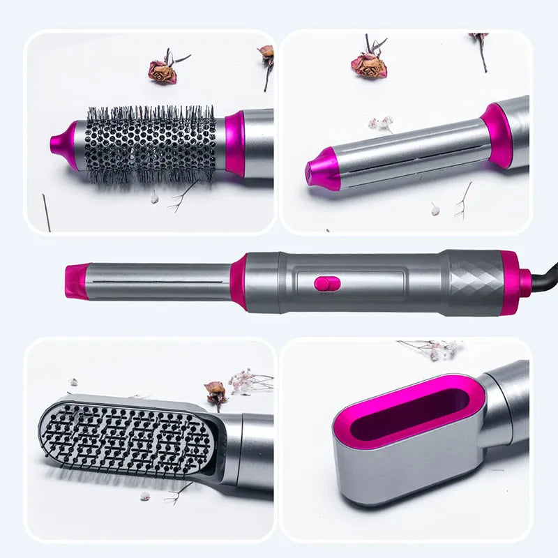 5 in 1 Ultimate Hair Styler – Curl, Straighten, Wave, Flip & Smooth with One Tool! 💁‍♀️ Perfect for Pakistani Hair 🇵🇰 | Salon-Quality Results at Home 🏠"