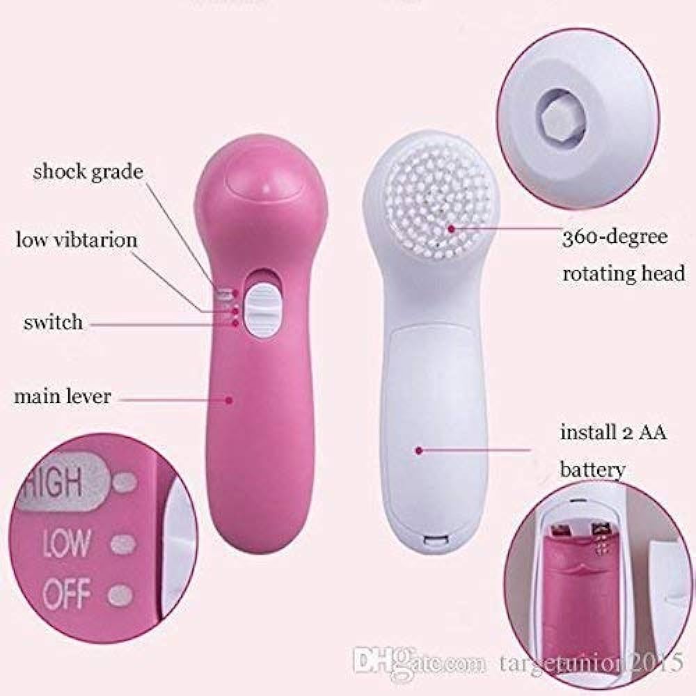 Kemei 5-in-1 Facial Massager – Glow & Relax| Beauty Care for Radiant Skin