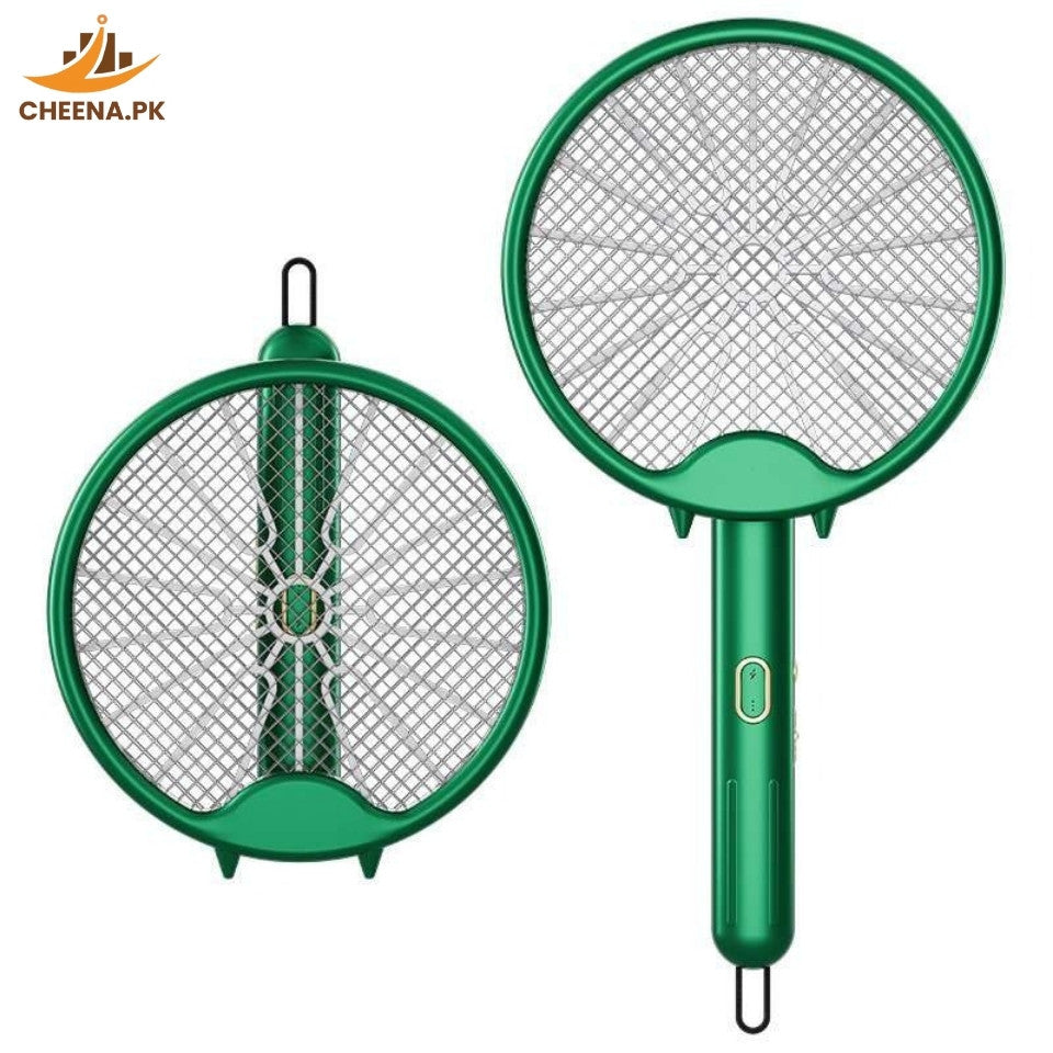 3-in-1 electric mosquito racket, aste by USB, foldable repellent lamp