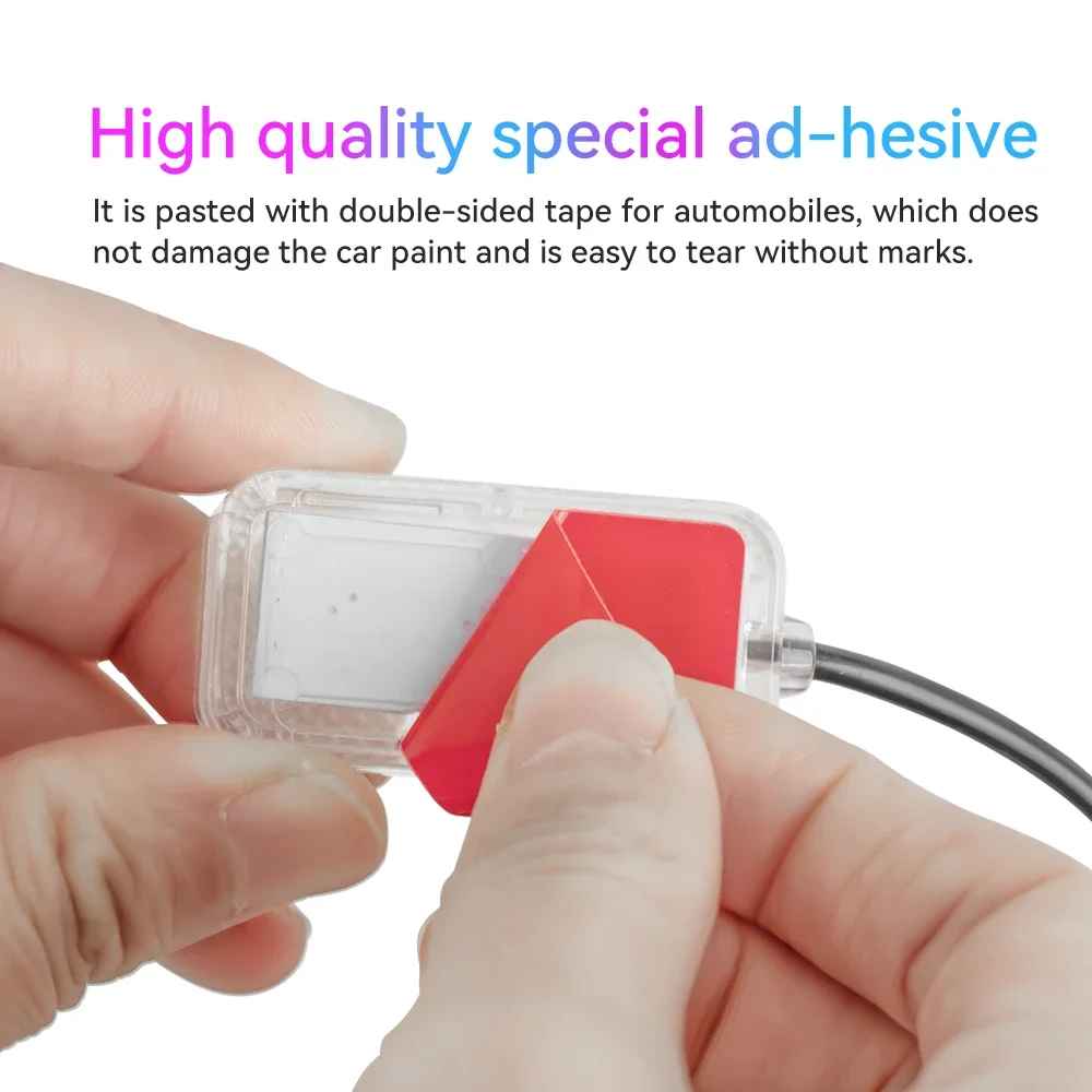 LED Car Ambient Light Kit – 16 Million RGB Colors with Music Sync & App Control | Waterproof Strip Lights for SUV, Truck, Sedan | DIY Mood Lighting