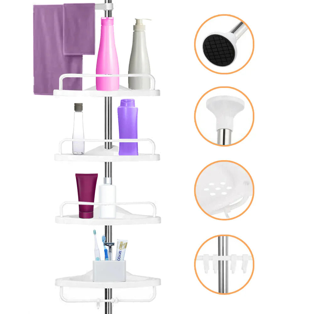 4-Tier Bathroom Storage Rack