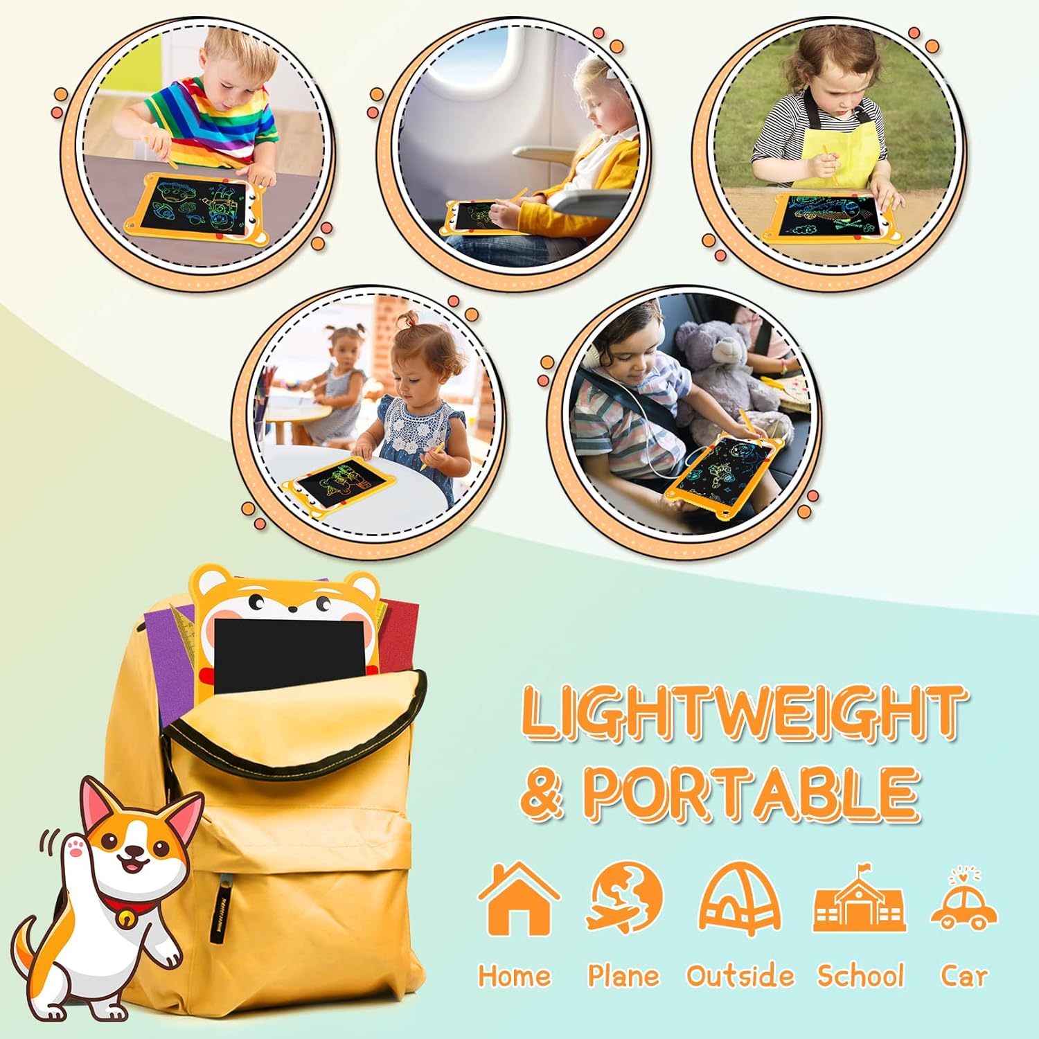10 Inch LCD Writing Tablet for Kidsolorful – C Doodle Board
