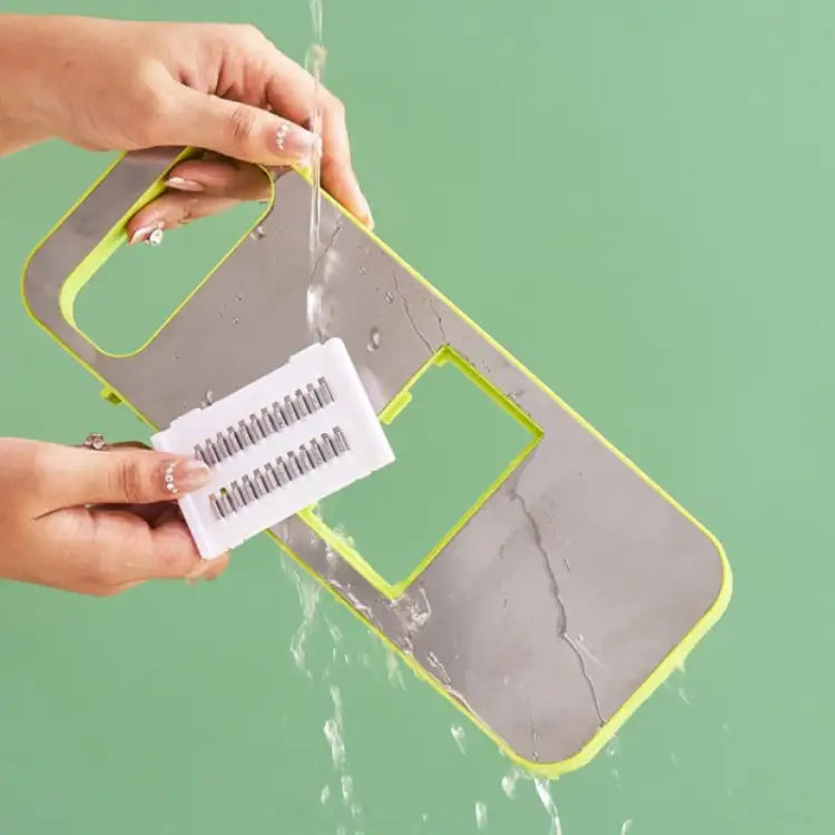 5-in-1 Stainless Steel Vegetable Cutter Effortless Chopping & Slicin | Compact & Durable