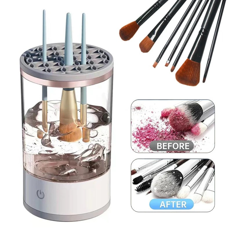Electric Makeup Brush Cleaner – Fast, Easy & Hygienic Makeup Tool Cleaner for Flawless Beauty Perfect for Pakistani Makeup Lovers 🇵🇰 | Rechargeable & Portable