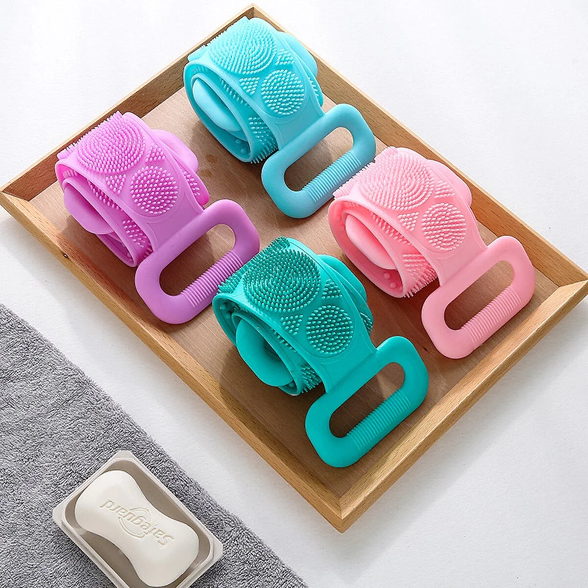 Silicone Body Brush Belt – Gentle Exfoliation for Smooth, Glowing Skin ✨