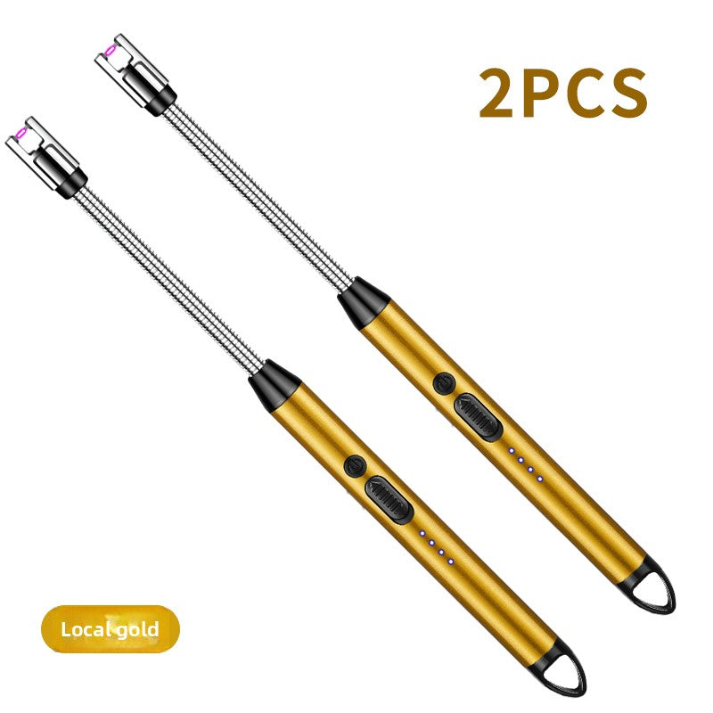 USB Rechargeable Arc Lighter – Flameless Ignition Gun for Gas Stoves, Candles & More | Windproof & Child-Safe | 3000+ Uses Per Charge